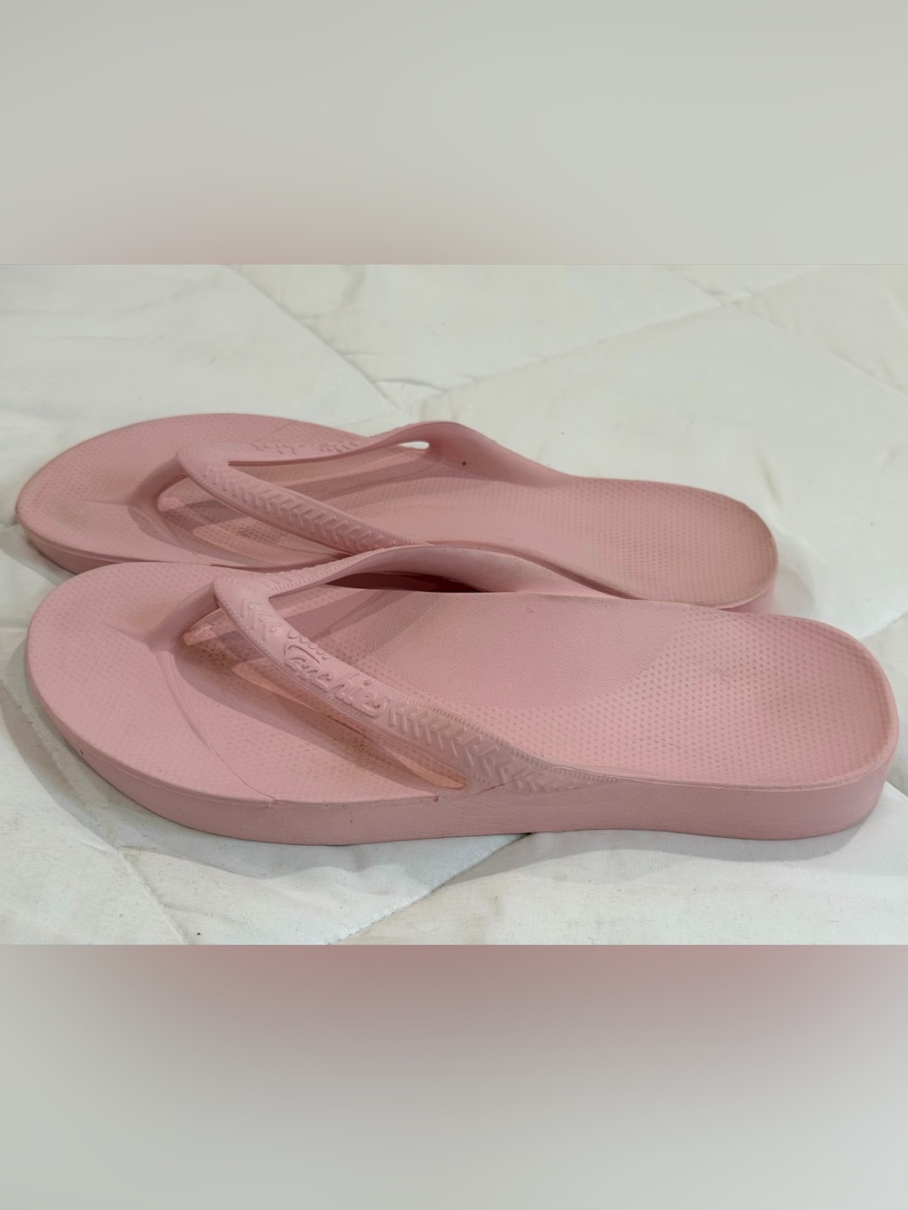 Archies Support Pink Flip Flop Women Size 8 Sandal